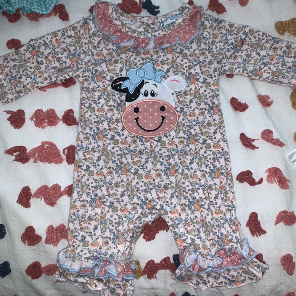 Three Sisters Cow Onesie